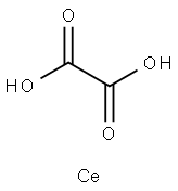 oxalic acid, cerium salt Structure