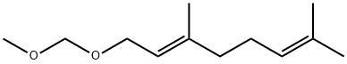 (E)-1-(methoxymethoxy)-3,7-dimethylocta-2,6-diene Structure