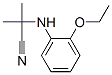 Propanenitrile, 2-[(2-ethoxyphenyl)amino]-2-methyl- (9CI) Structure