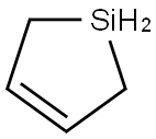 1-杂硅-3-环戊烯 结构式