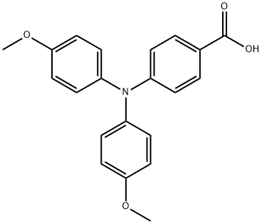 4-(bis(4-Methoxyphenyl)aMino)benzoic acid Struktur