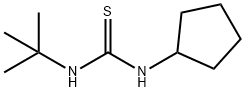 Thiourea, N-cyclopentyl-N-(1,1-dimethylethyl)- (9CI) Structure