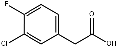 3-氯-4-氟苯乙酸,705-79-3,结构式