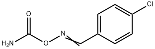 p-Chlorobenzaldehyde O-carbamoyl oxime Structure