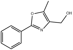 (5-METHYL-2-PHENYL-1,3-OXAZOL-4-YL)METHANOL,70502-03-3,结构式