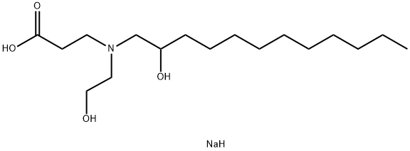 sodium N-(2-hydroxydodecyl)-N-(2-hydroxyethyl)-beta-alaninate,70521-74-3,结构式