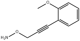 Hydroxylamine, O-[3-(2-methoxyphenyl)-2-propynyl]- (9CI) Struktur