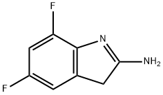 2-AMINO-5,7-DIFLUORO INDOLE 结构式