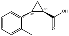(1R,2R)-2-(2-甲基苯基)环丙烷甲酸,705250-88-0,结构式