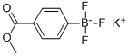 (4-甲氧羰基苯基)三氟硼酸钾,705254-34-8,结构式