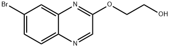 2-(7-BROMOQUINOXALIN-2-YLOXY)ETHANOL Struktur