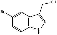 5-溴-3-羟甲基吲唑,705264-93-3,结构式