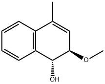 1-Naphthalenol,1,2-dihydro-2-methoxy-4-methyl-,(1R,2R)-(9CI) Struktur