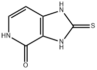 4H-Imidazo[4,5-c]pyridin-4-one,  1,2,3,5-tetrahydro-2-thioxo- Struktur