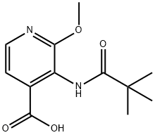 2-Methoxy-3-pivalamidoisonicotinic acid Structure