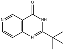 2-叔丁基-吡啶并[4,3-D]嘧啶-4(3H)-酮 结构式