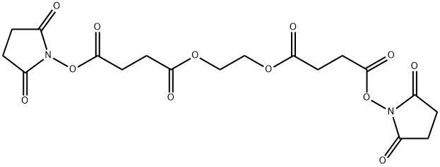 エチレングリコールビス(スクシンイミジルスクシナート) 化学構造式