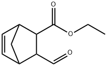 3-Formylbicyclo[2.2.1]hept-5-ene-2-carboxylic acid ethyl ester Structure