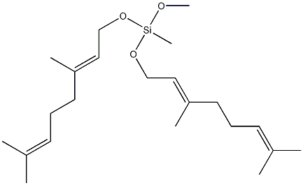 (E,E)-bis[(3,7-dimethyl-2,6-octadienyl)oxy]methoxymethylsilane|