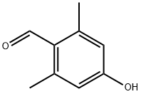 2,6-ジメチル-4-ヒドロキシベンズアルデヒド 化学構造式