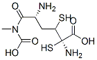 (2R)-2-amino-3-[(2R)-2-amino-3-(carboxymethylamino)-3-oxopropyl]disulfanylpropanoic acid Structure