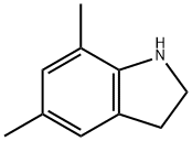 5,7-DIMETHYLINDOLINE 化学構造式