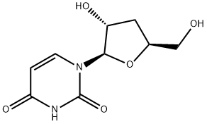 3'-デオキシウリジン 化学構造式