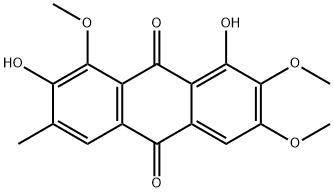 1,7-디히드록시-2,3,8-트리메톡시-6-메틸안트라센-9,10-디온