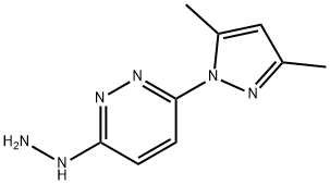 3-(3,5-二甲基-1H-吡唑-1-基)-6-肼基哒嗪, 70589-04-7, 结构式