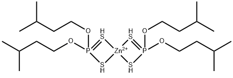 O,O-DIISOPENTYL HYDROGEN DITHIOPHOSPHATE, ZINC SALT,7059-15-6,结构式