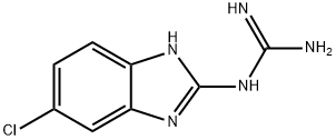 (5-氯-1H-苯并咪唑-2-基)胍, 70590-32-8, 结构式