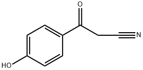 3-(4-HYDROXY-PHENYL)-3-OXO-PROPIONITRILE 化学構造式