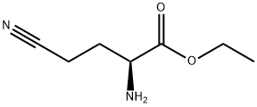 Butanoic acid, 2-amino-4-cyano-, ethyl ester, (2S)- (9CI) 结构式