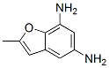 5,7-Benzofurandiamine,  2-methyl- Struktur