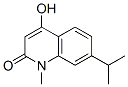 2(1H)-Quinolinone, 4-hydroxy-1-methyl-7-(1-methylethyl)- (9CI) 结构式
