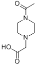 (4-ACETYL-PIPERAZIN-1-YL)-ACETIC ACID Struktur