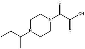 [4-(2-丁基)哌嗪-1-基]氧代-乙酸, 705943-40-4, 结构式