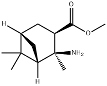 (1S,2S,3R,5S)-2-AMINO-2,6,6-TRIMETHYL-BICYCLO[3.1.1]HEPTANE-3-CARBOXYLIC ACID METHYL ESTER,705949-09-3,结构式