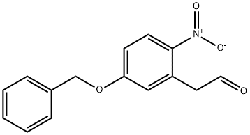 5-BENZYLOXY-2-NITRO-PHENYLACETALDEHYDE Struktur