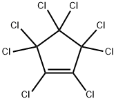 OCTACHLOROCYCLOPENTENE Struktur