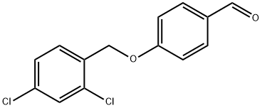 4-(2,4-二氯-苄氧基)-苯甲醛,70627-17-7,结构式