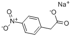 4-ニトロフェニル酢酸ナトリウム 化学構造式
