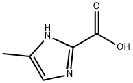 4-甲基-1H-咪唑-2甲酸, 70631-93-5, 结构式