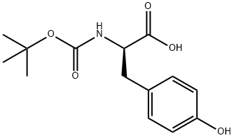 Boc-D-酪氨酸,70642-86-3,结构式