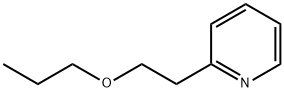 2-(2-プロポキシエチル)ピリジン 化学構造式