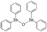 オキシビス(ジフェニルスチビン) 化学構造式