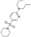 5-(1-piperidylsulfonyl)-N,N-dipropyl-pyridin-2-amine 结构式