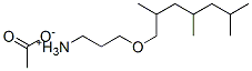 3-[(2,4,6-trimethylheptyl)oxy]propylammonium acetate|