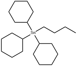butyltricyclohexylstannane Struktur