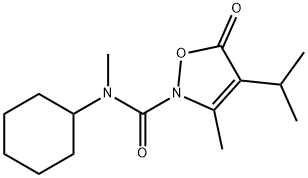 2(5H)-Isoxazolecarboxamide,  N-cyclohexyl-N,3-dimethyl-4-(1-methylethyl)-5-oxo-|